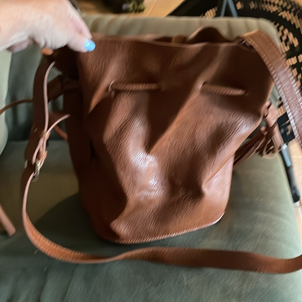 Marshalls Tan Leather Shoulder Bag - Picture 3 of 7